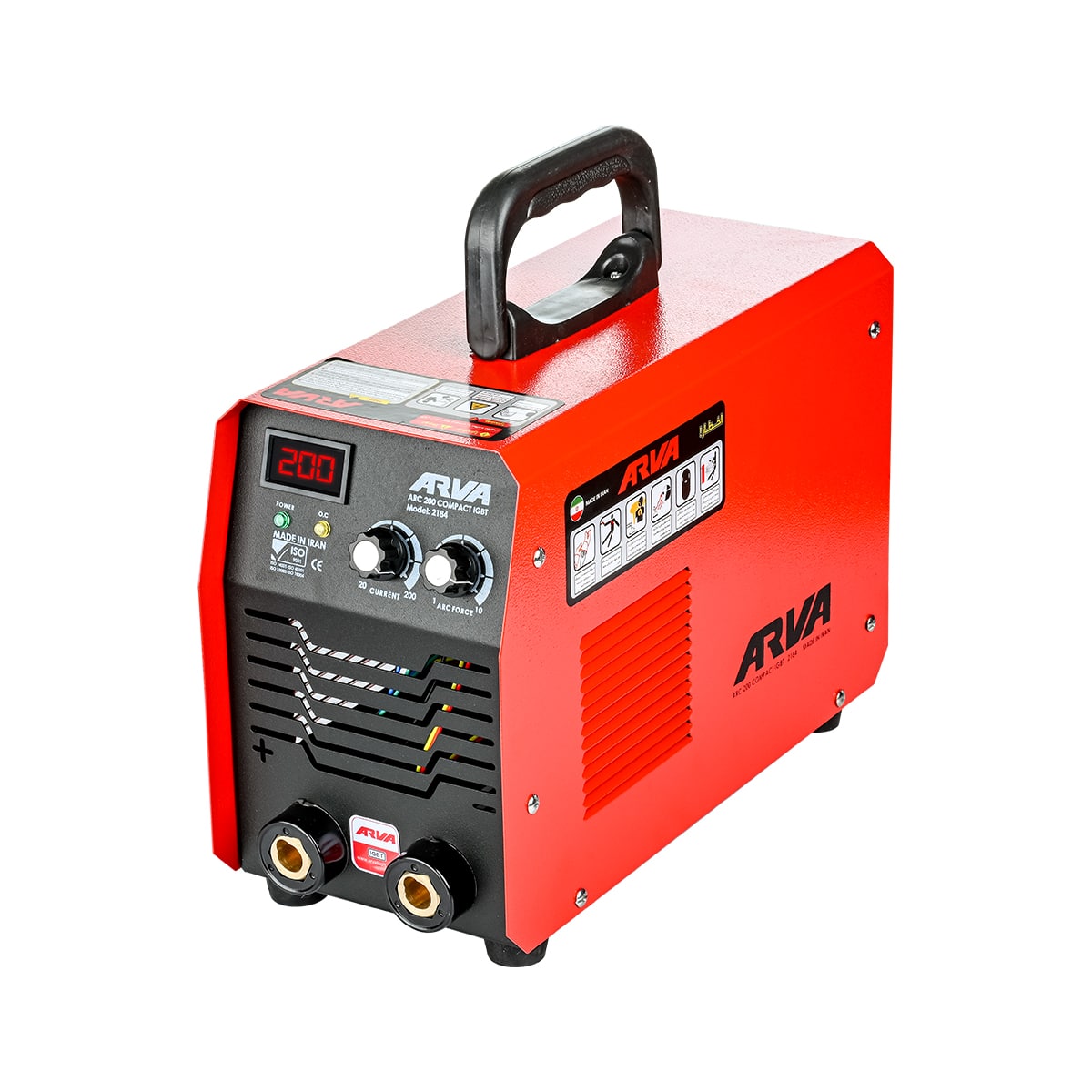 Inverter-welding-machine-ARC-200-IGBT-Compact-model-2184 arva-2184