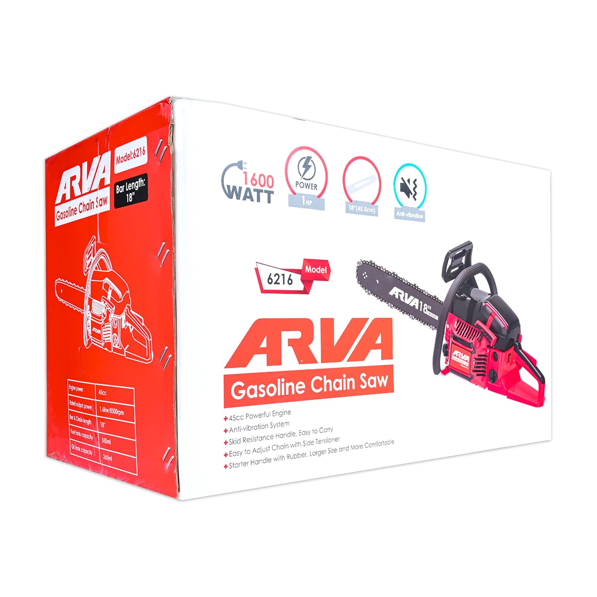 gasoline-chain-saw-model-6216-4 arva-6216-4
