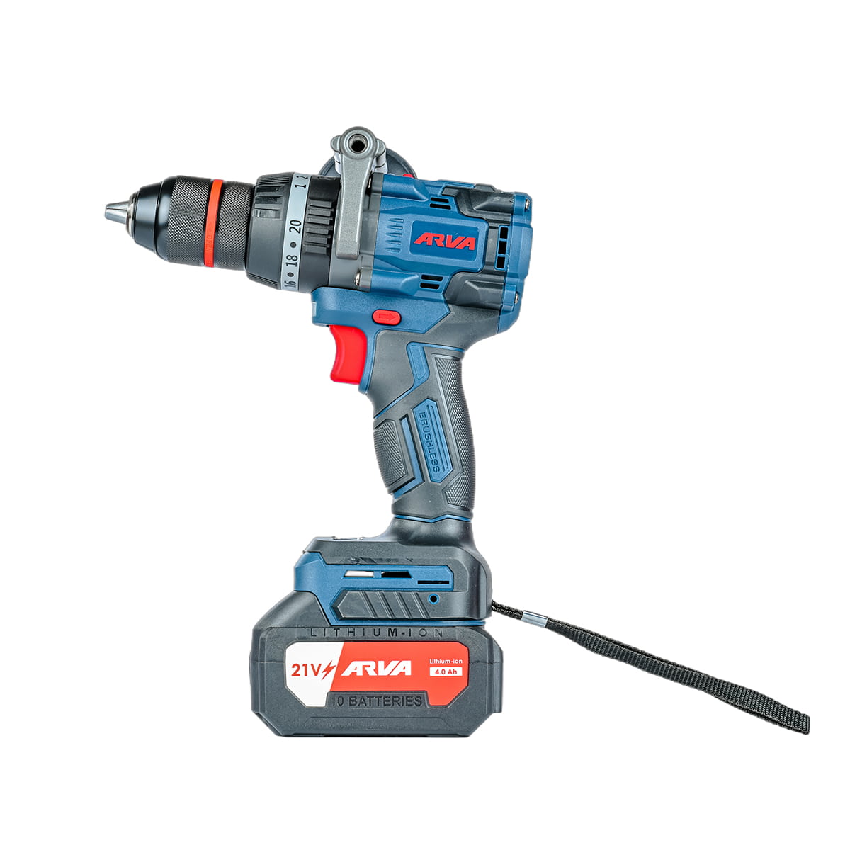 دریل چکشی براشلس ۲۱ ولت فوق صنعتی آروا