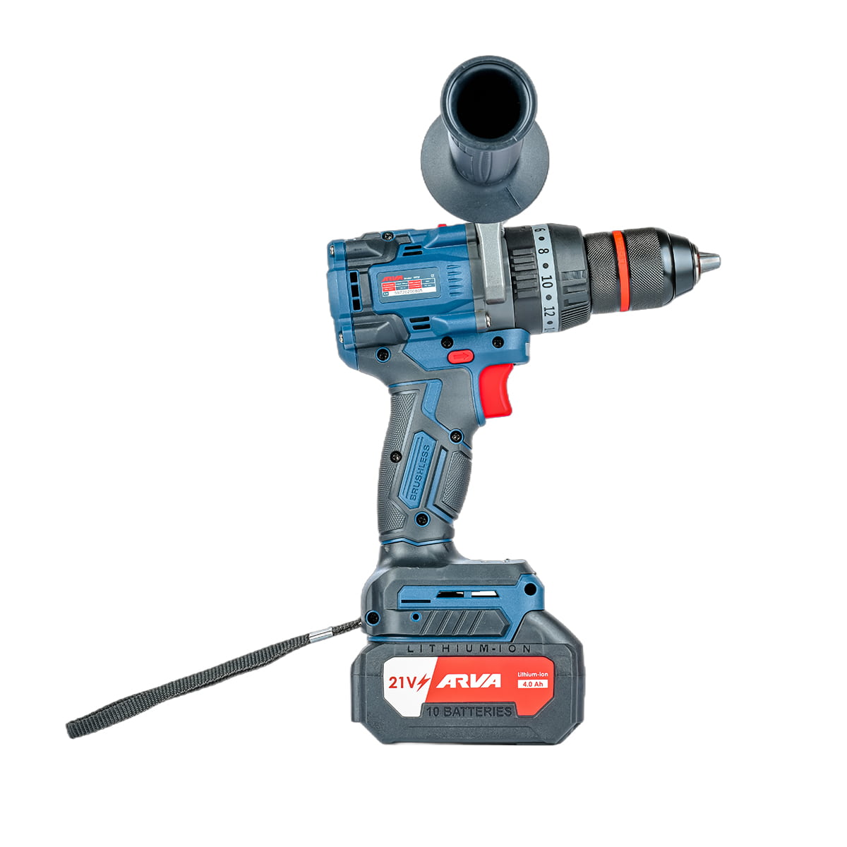 impact-drill-model-5972-T-2 دریل چکشی براشلس ۲۱ ولت فوق صنعتی آروا