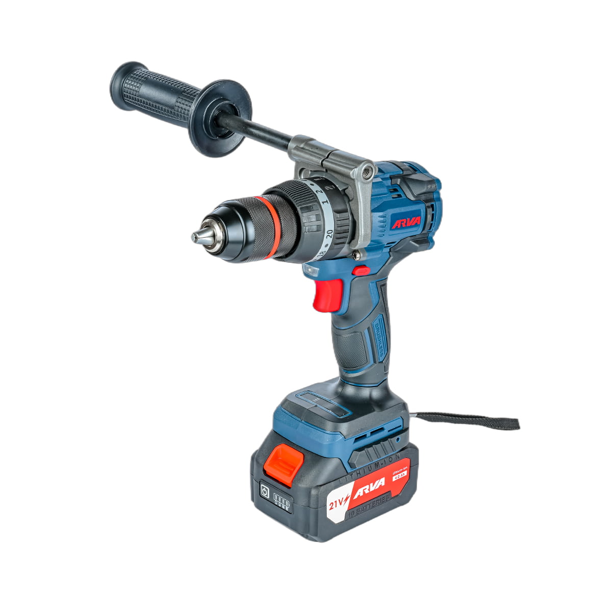 impact-drill-model-5972-T دریل چکشی براشلس ۲۱ ولت فوق صنعتی آروا