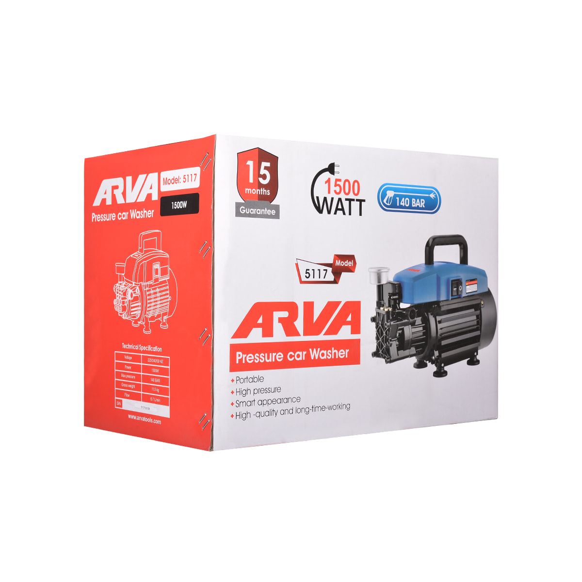 pressure-car-washer-model-5117-4 arva-5117-4