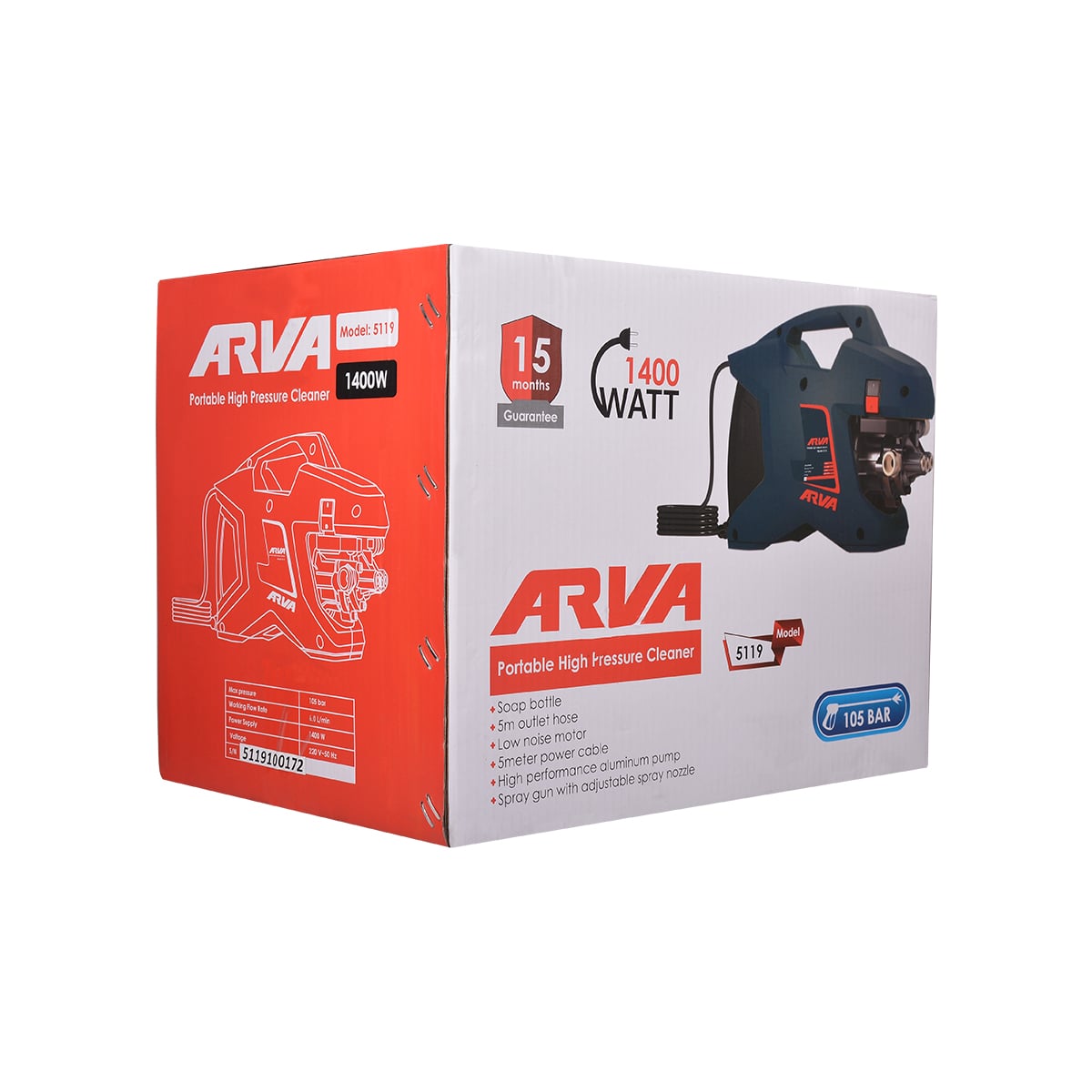 pressure-car-washer-model-5119-4 arva-5119-4