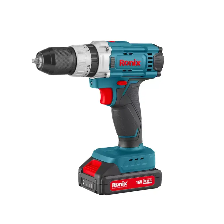کیت دریل شارژی رونیکس 16 ولت - 33 پارچه مدل RS-8615 (1) کیت دریل شارژی رونیکس 16 ولت