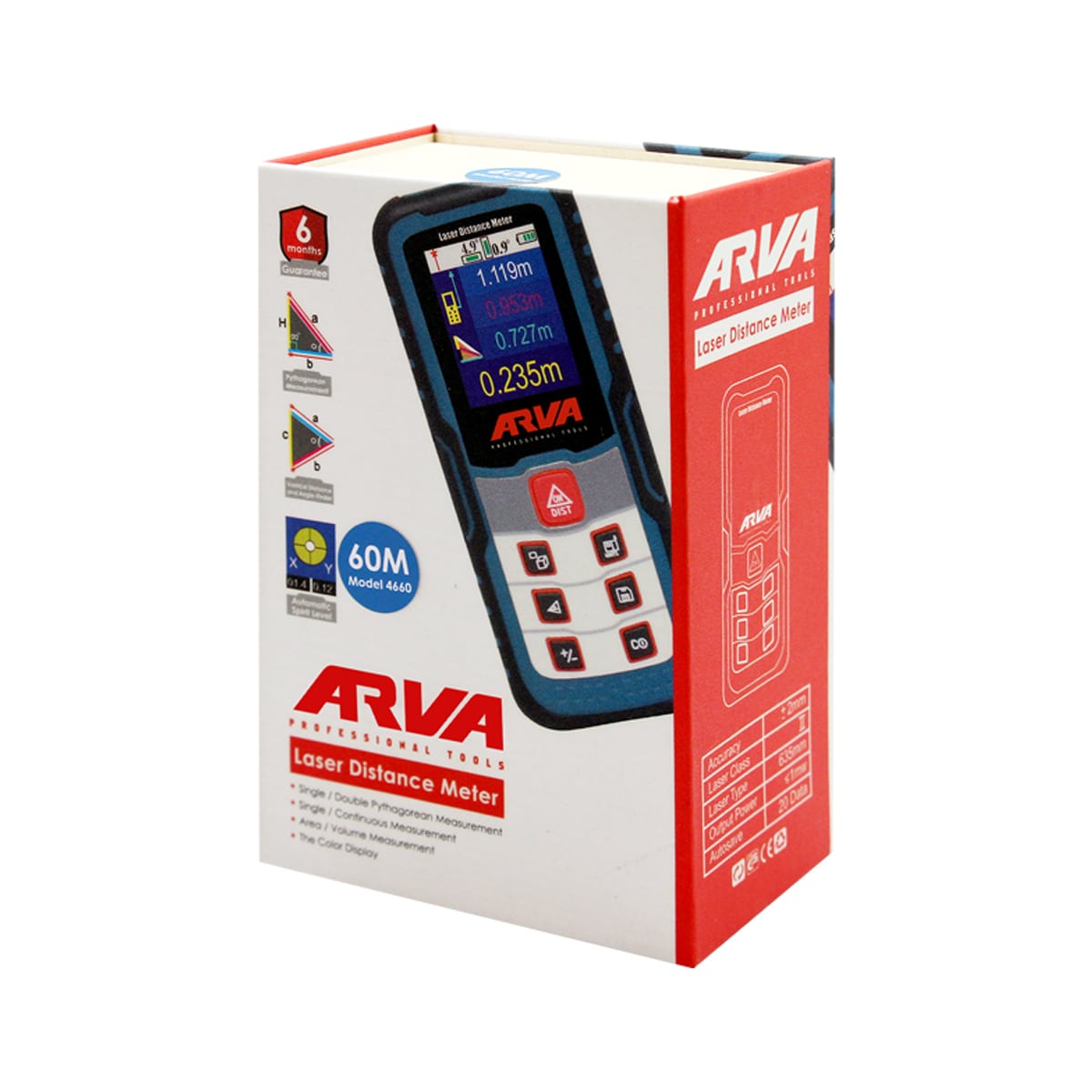 Laser-meter-model-4661-3 arva-4661-3