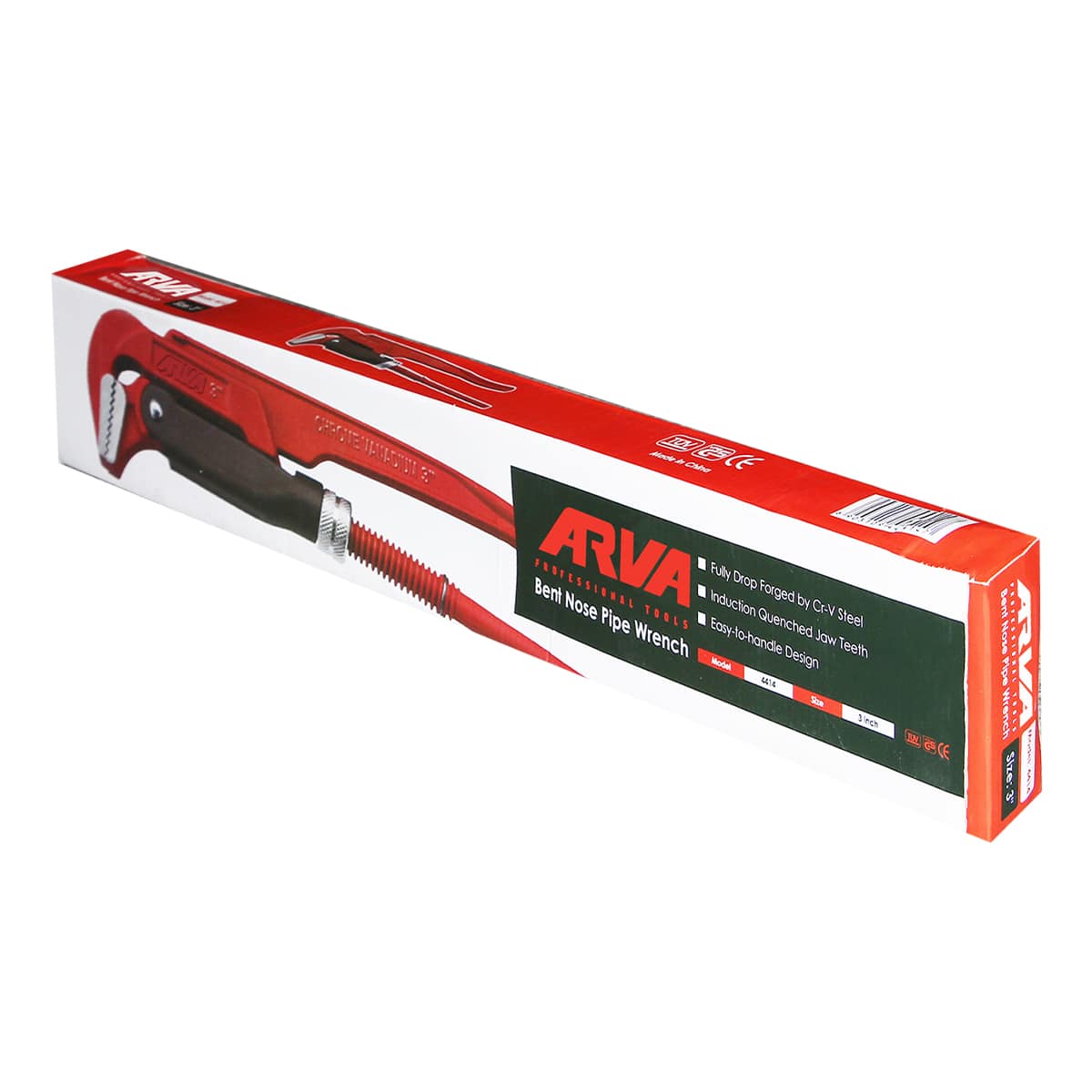 bent-nose-pipe-wrench-model-4414-3 arva-4414-3