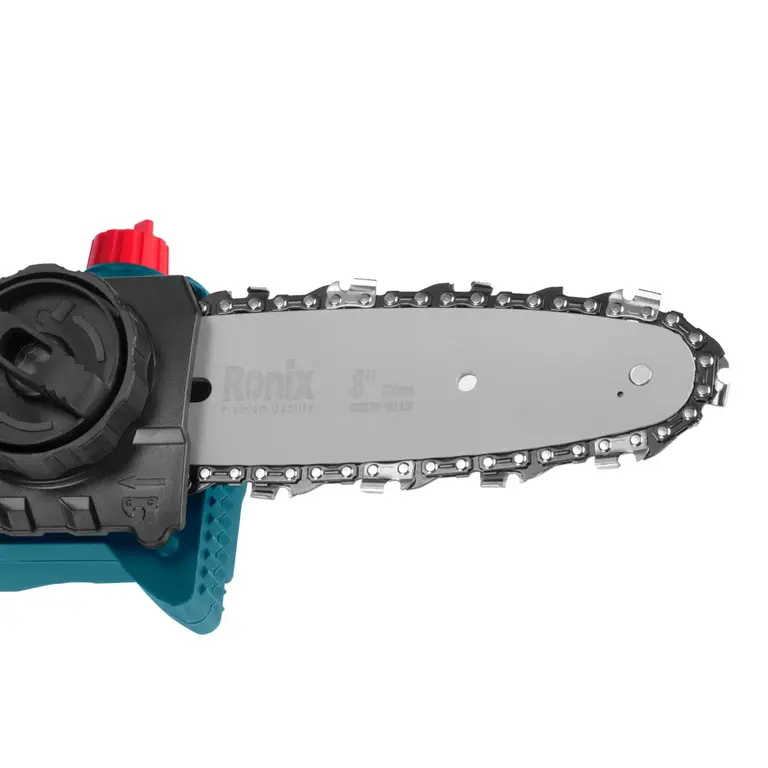 اره شاخه زن زنجیری شارژی رونیکس 20 سانتیمتری- 20ولت مدل 8602 (5)