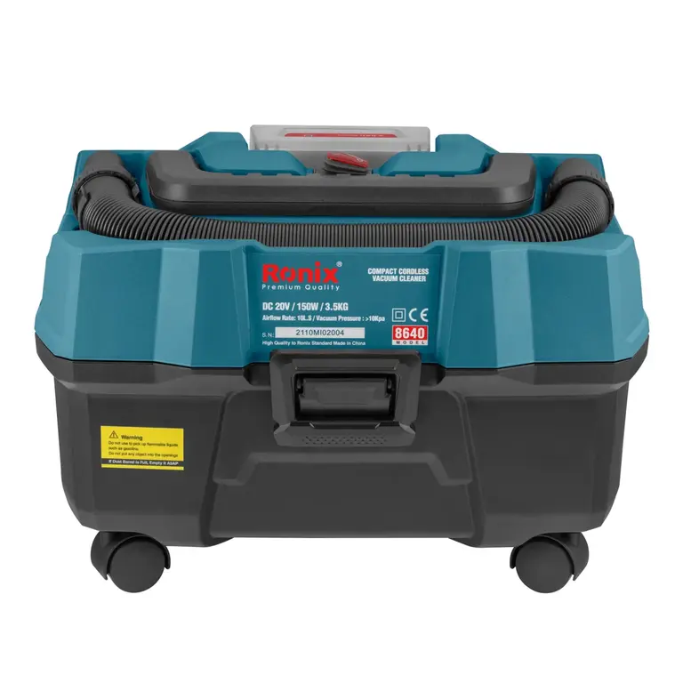 جاروشارژی رونیکس 15لیتری 20ولت مدل 8640 (2)