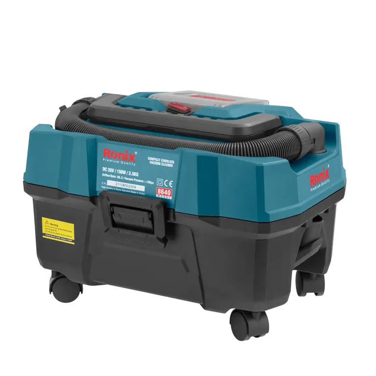جاروشارژی رونیکس 15لیتری 20ولت مدل 8640 (4)