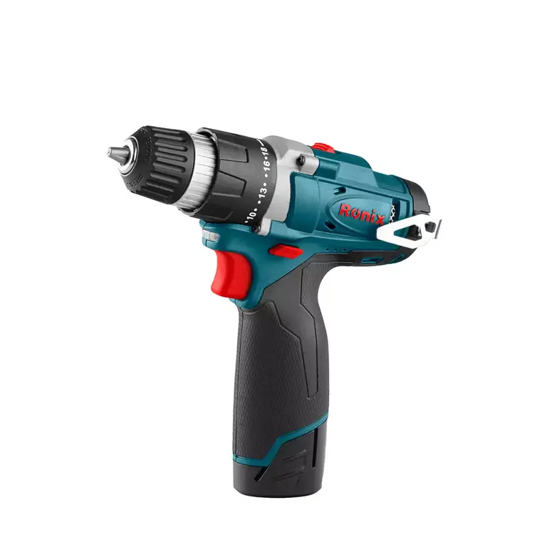 دریل پیچ گوشتی شارژی رونیکس 12 ولت نیم تنه فلزی مدل 8812 (1) دریل پیچ گوشتی شارژی رونیکس