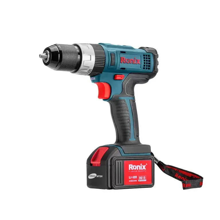 دریل پیچ گوشتی چکشی شارژی رونیکس 18 ولت مدل 8618 (1) دریل پیچ گوشتی چکشی شارژی رونیکس