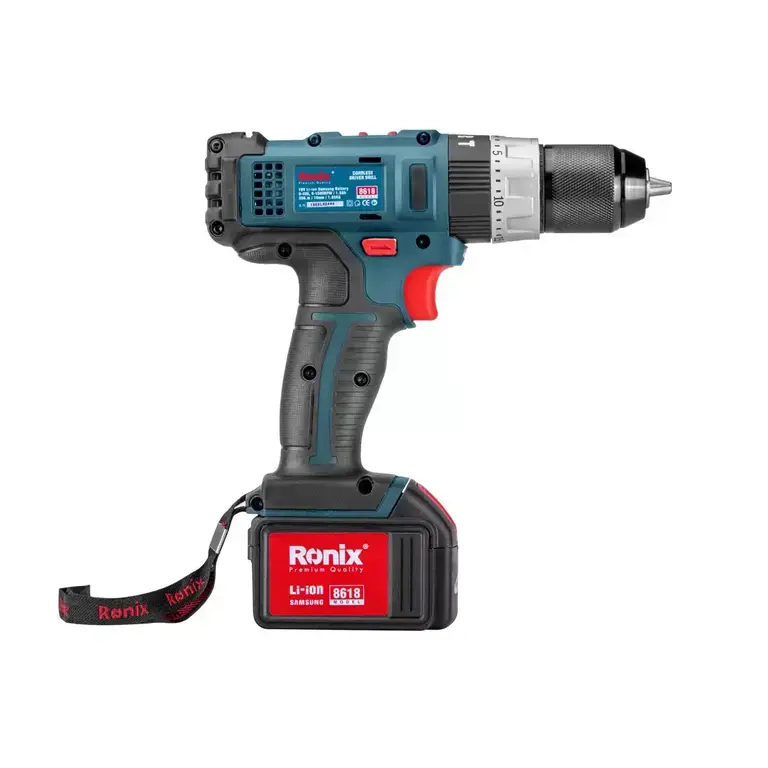 دریل پیچ گوشتی چکشی شارژی رونیکس 18 ولت مدل 8618 (4)