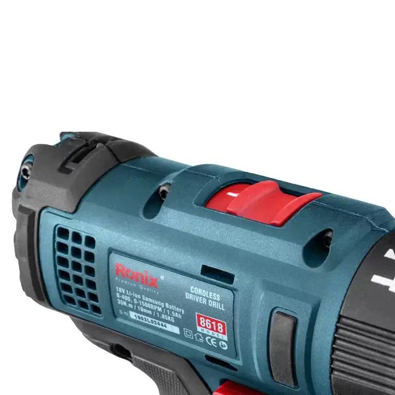 دریل پیچ گوشتی چکشی شارژی رونیکس 18 ولت مدل 8618 (7)