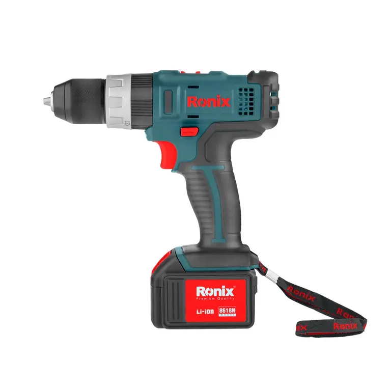 دریل پیچ گوشتی چکشی شارژی رونیکس 18 ولت مدل 8618N (1) دریل پیچ گوشتی چکشی شارژی رونیکس