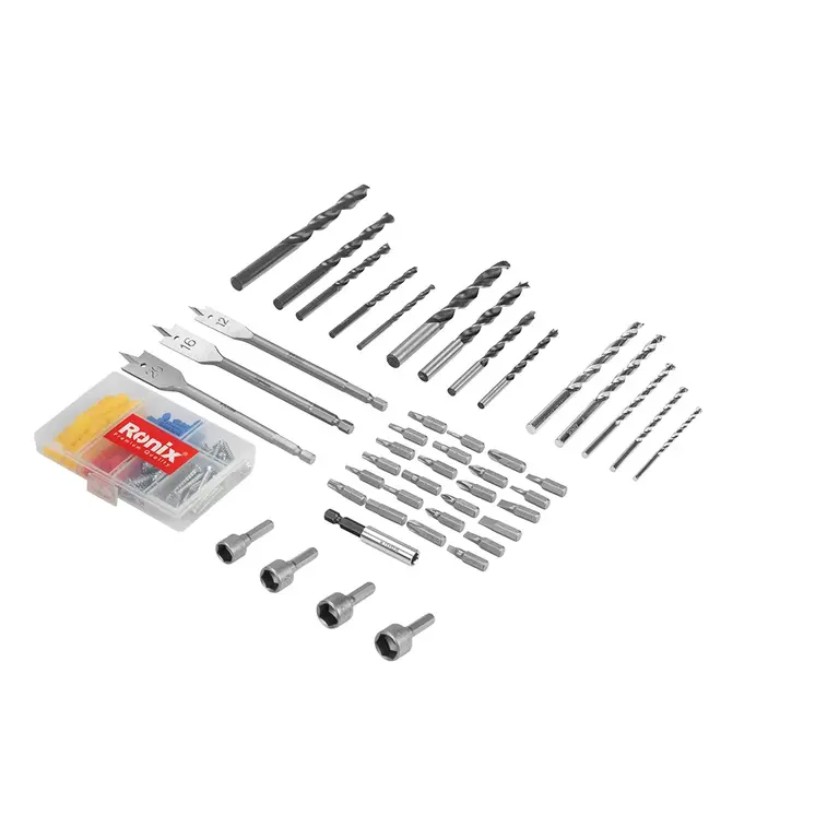 ست ترکیبی دریل چکشی شارژی رونیکس 18 ولت -53 تکه مدل RS-8019 (3)