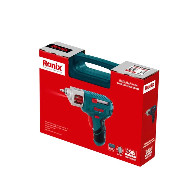 پیچ گوشتی شارژی خشابی رونیکس 3.6 ولت مدل 8505 (6)