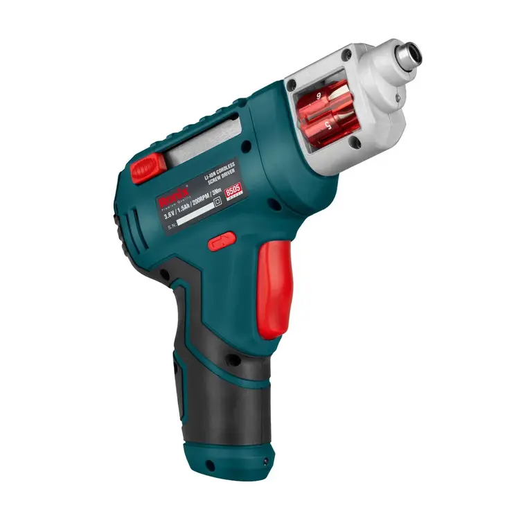 پیچ گوشتی شارژی خشابی رونیکس 3.6 ولت مدل 8505 (7) پیچ گوشتی شارژی خشابی رونیکس