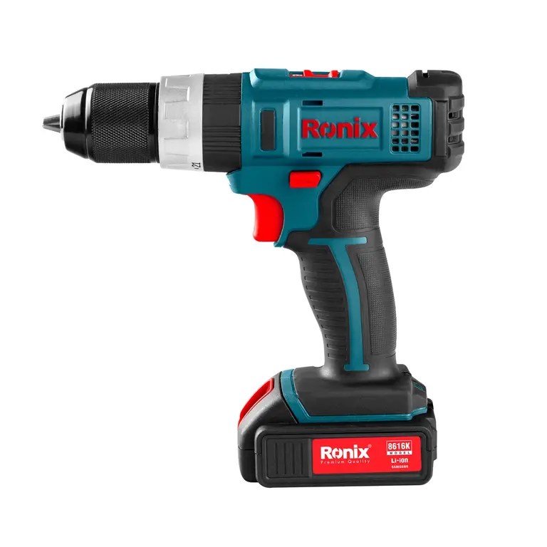 کیت دریل پیچ گوشتی شارژی رونیکس 16 ولت مدل 8616K (2) کیت دریل پیچ گوشتی شارژی رونیکس